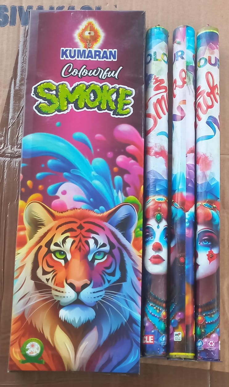 Krish Crackers Triple Colour Smoke - 3 PCS